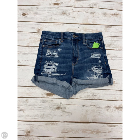 Shorts By American Eagle In Blue Denim, Size: 6