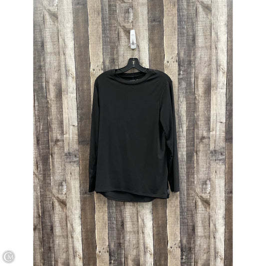Top Long Sleeve Basic By Susan Graver In Black, Size: L
