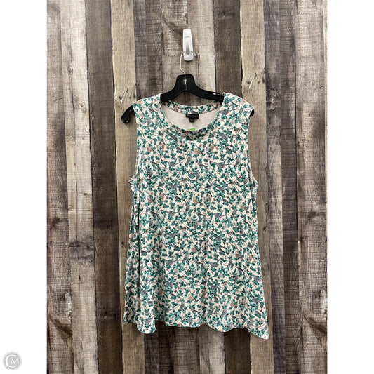 Tunic Sleeveless By J. Jill In Multi-colored, Size: Xl