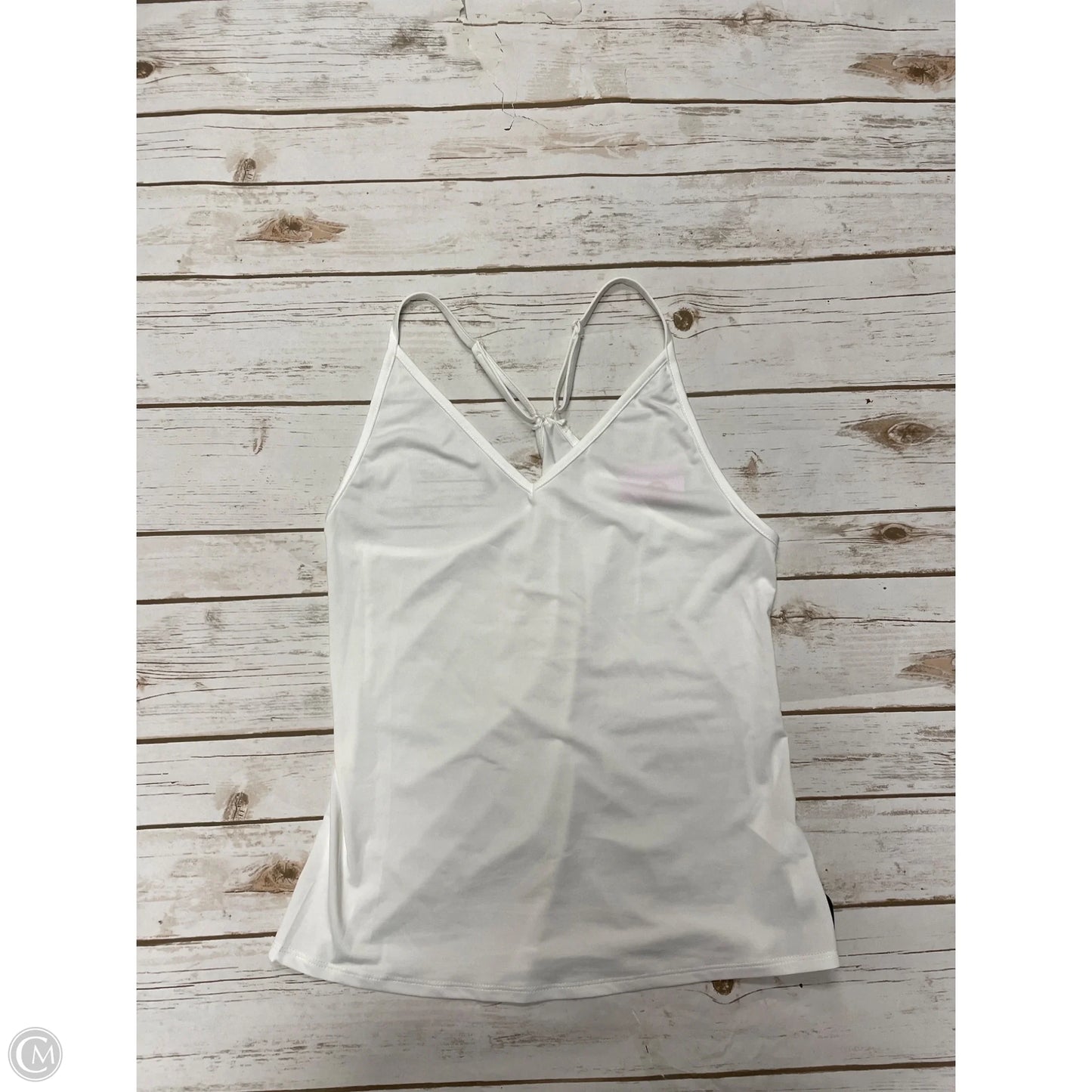 Top Sleeveless By Cmf In White, Size: L