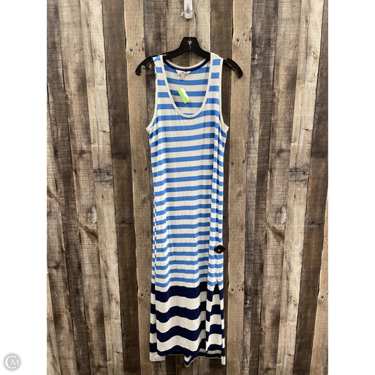 Dress Casual Maxi By Vineyard Vines In Striped Pattern, Size: M