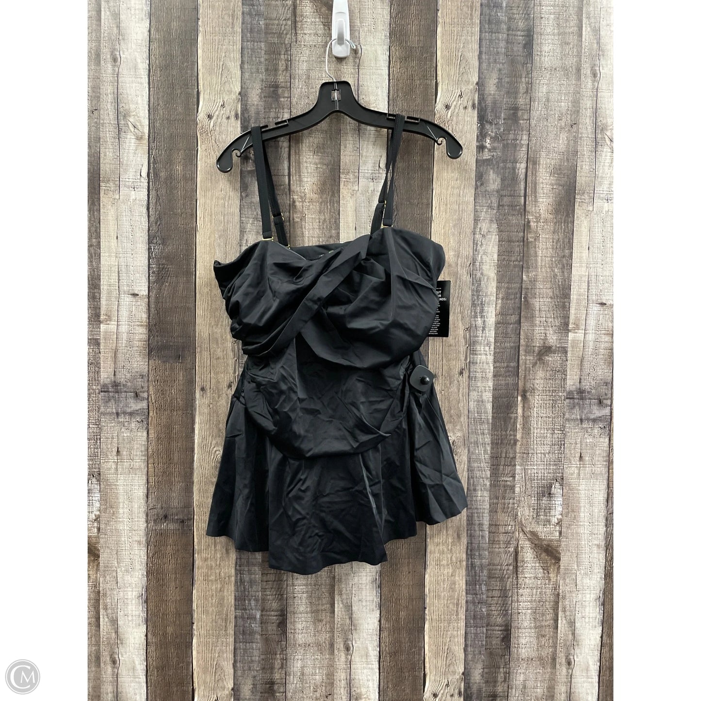 Swimsuit By Clothes Mentor In Black, Size: 3x
