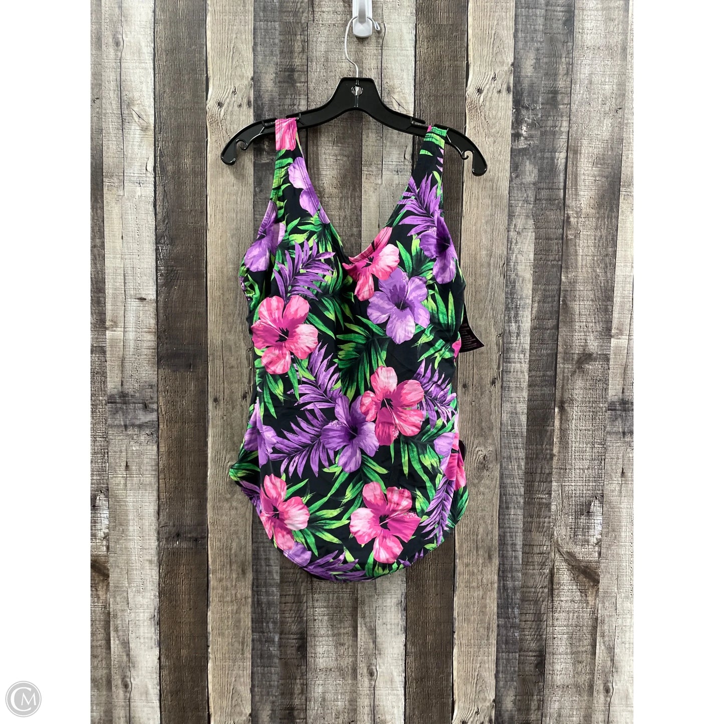 Swimsuit By Cme In Multi-colored, Size: 1x
