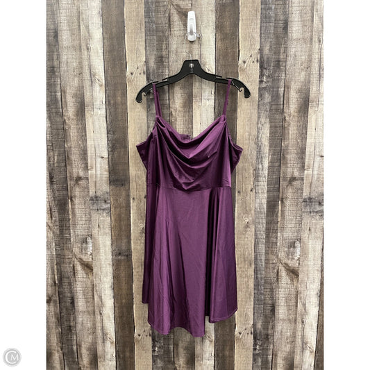 Dress Casual Short By Cme In Purple, Size: Xl