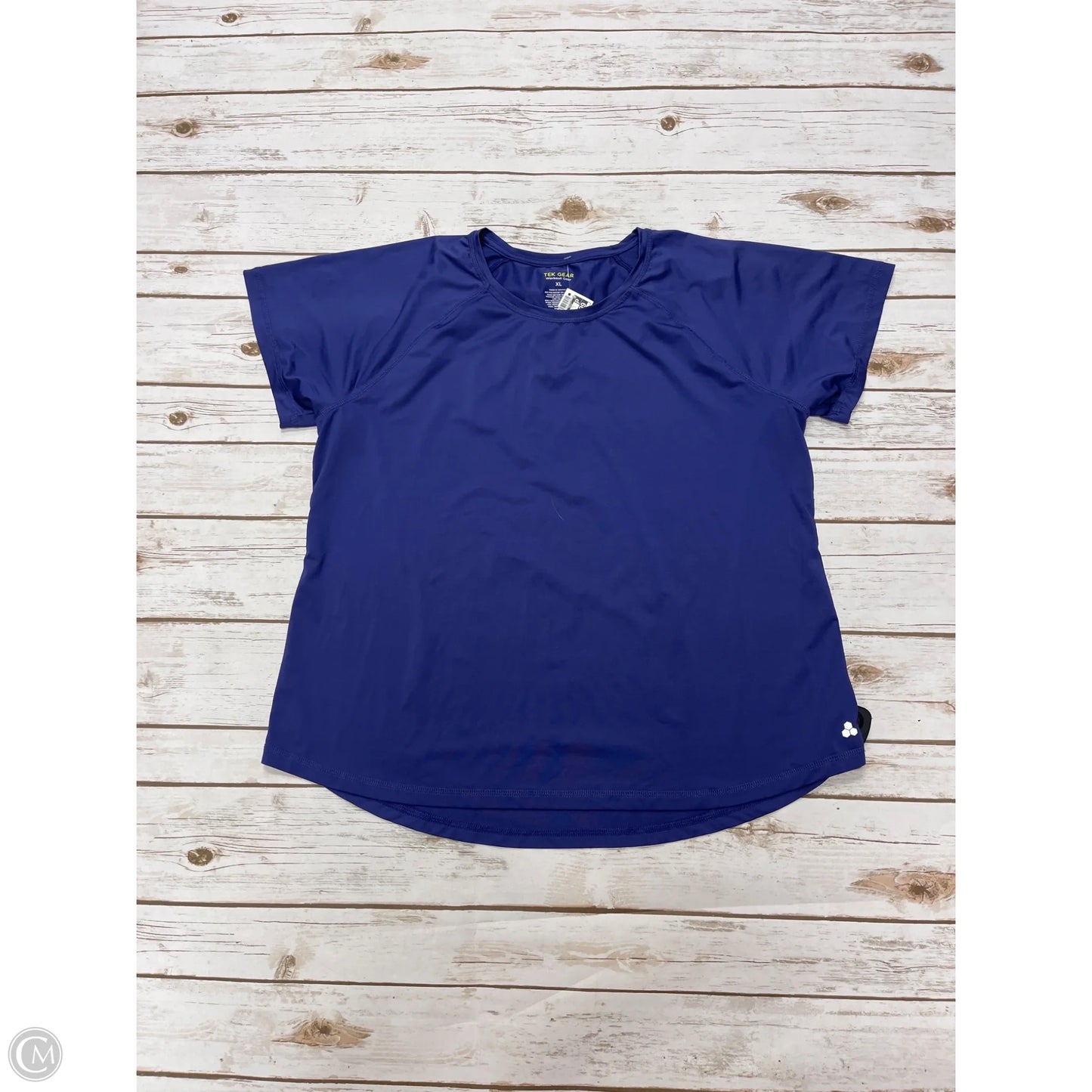 Athletic Top Short Sleeve By Tek Gear In Purple, Size: Xl