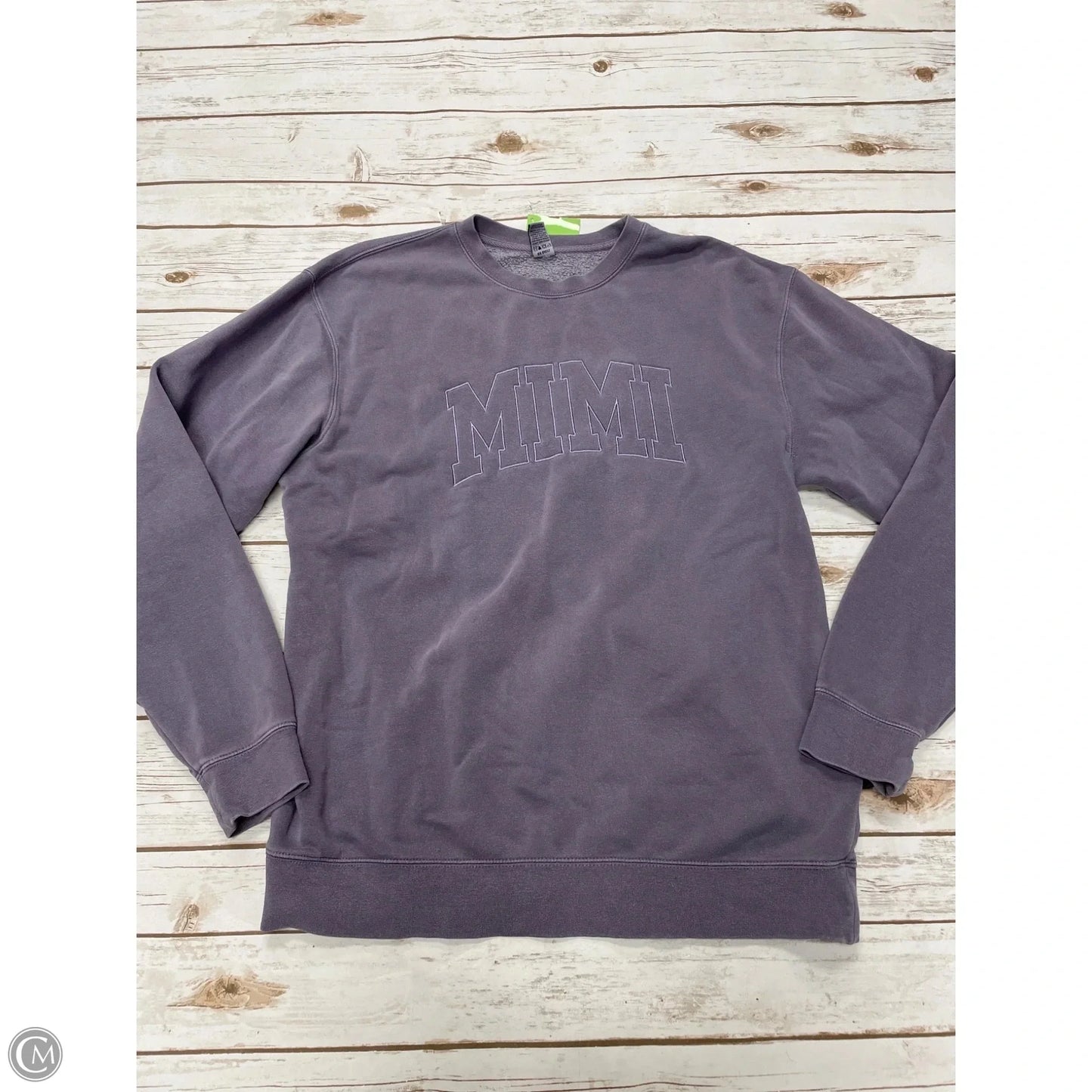 Sweatshirt Crewneck By Cmf In Purple, Size: L