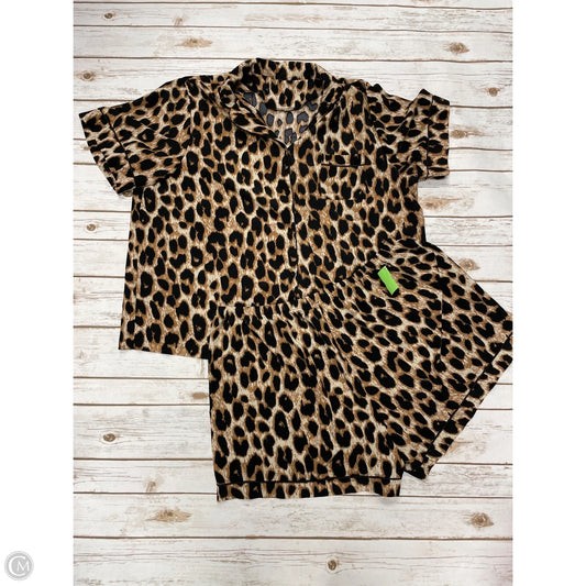 Pajamas 2pc By Shein In Animal Print, Size: 4x