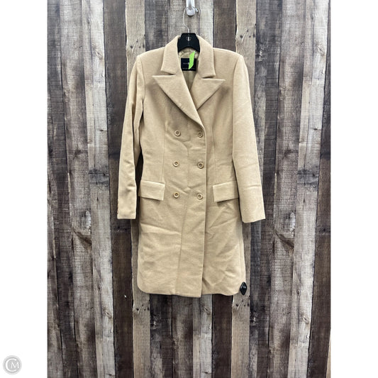 Coat Trench Coat By Ron Leal In Beige, Size: S