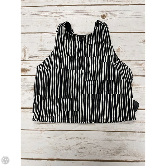 Athletic Bra By Athleta In Black & White, Size: S