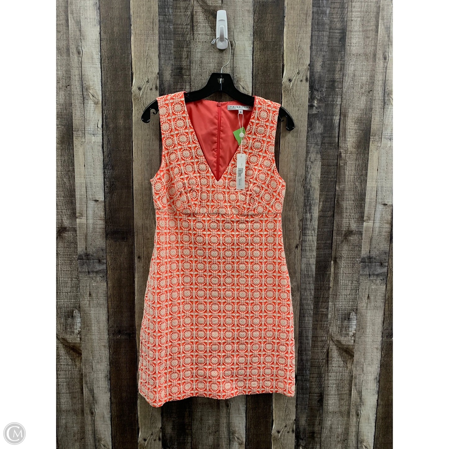 Dress Casual Short By Trina Turk In Orange, Size: 6