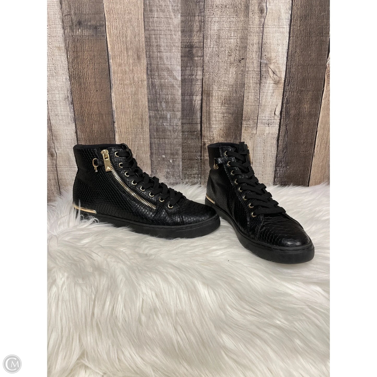 Boots Ankle Flats By Aldo In Black, Size: 8.5