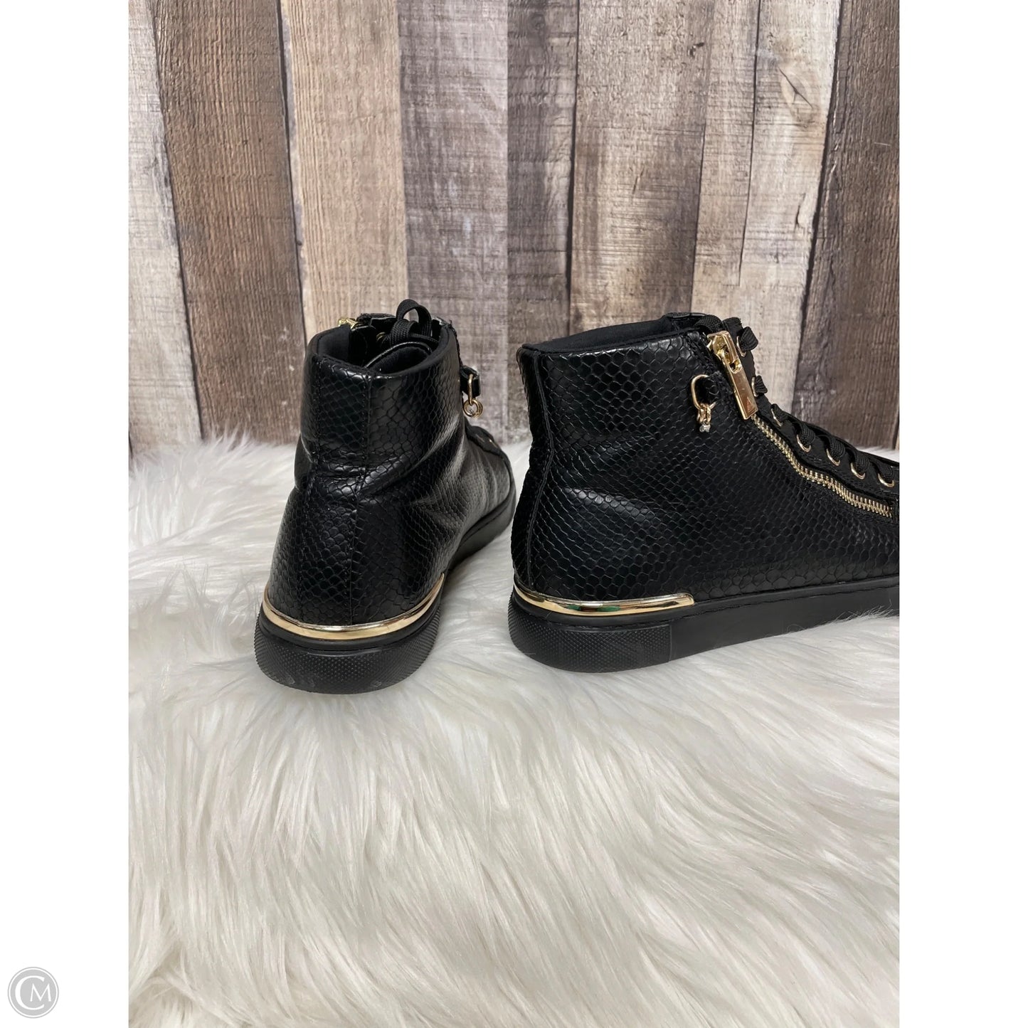 Boots Ankle Flats By Aldo In Black, Size: 8.5