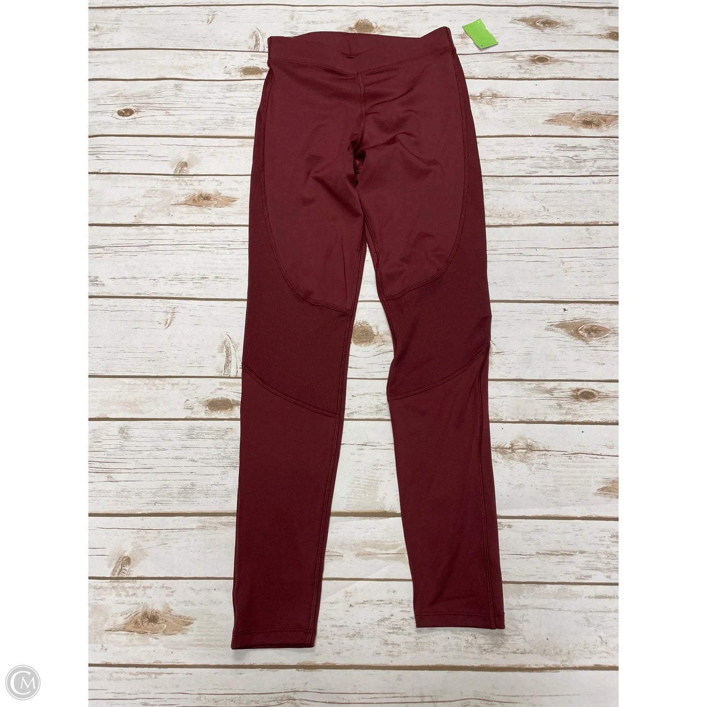 Athletic Leggings By Reebok In Red, Size: S