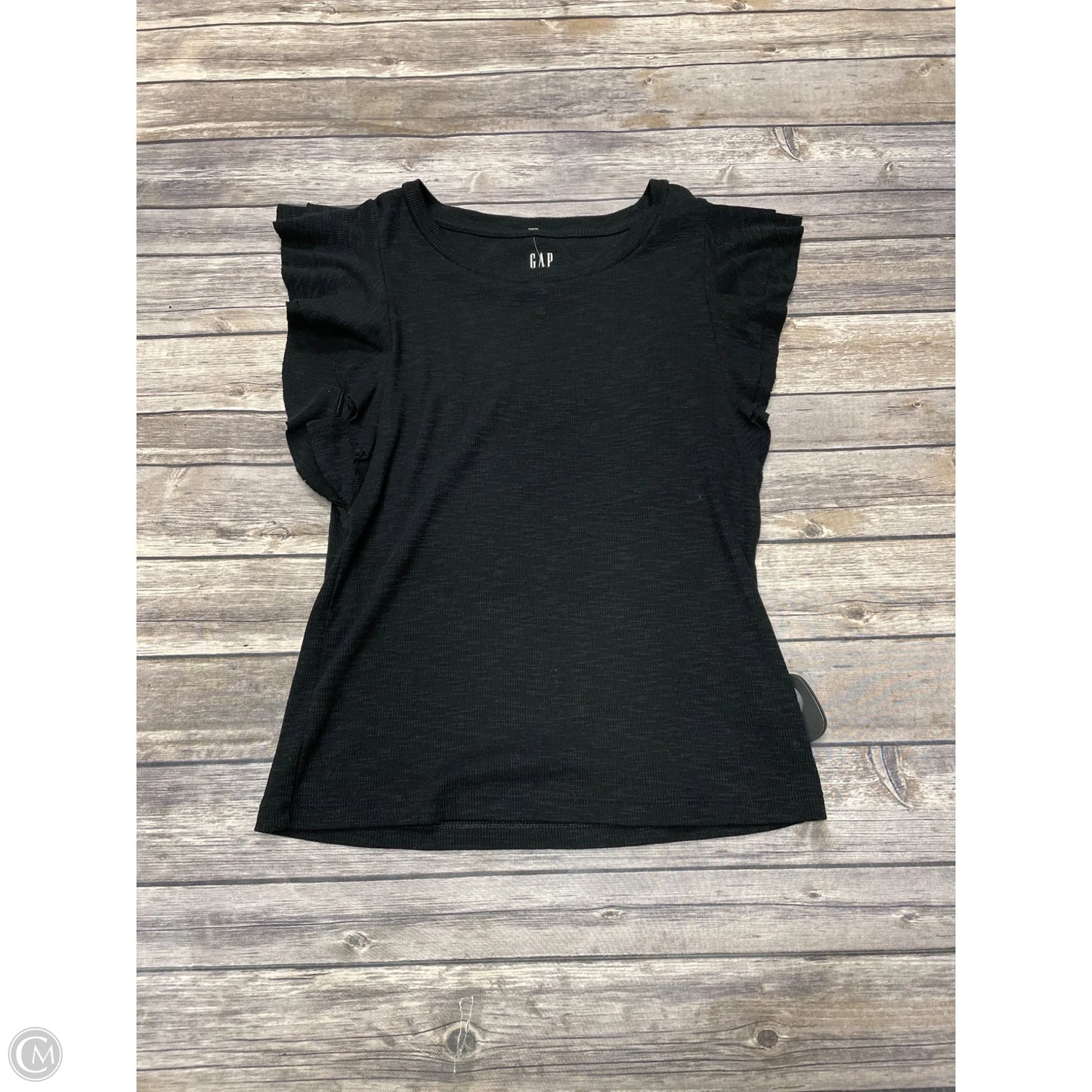 Top Sleeveless By Gap In Black, Size: S