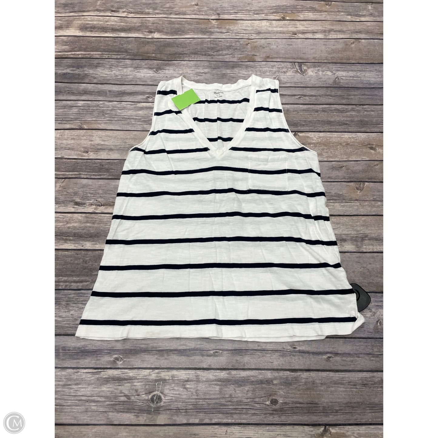 Tank Top By Madewell In Striped Pattern, Size: S