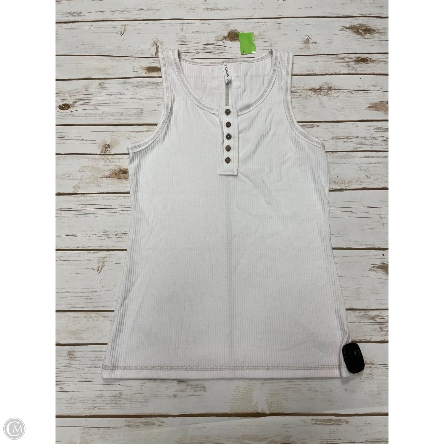 Tank Top By Zenana Outfitters In White, Size: Xl