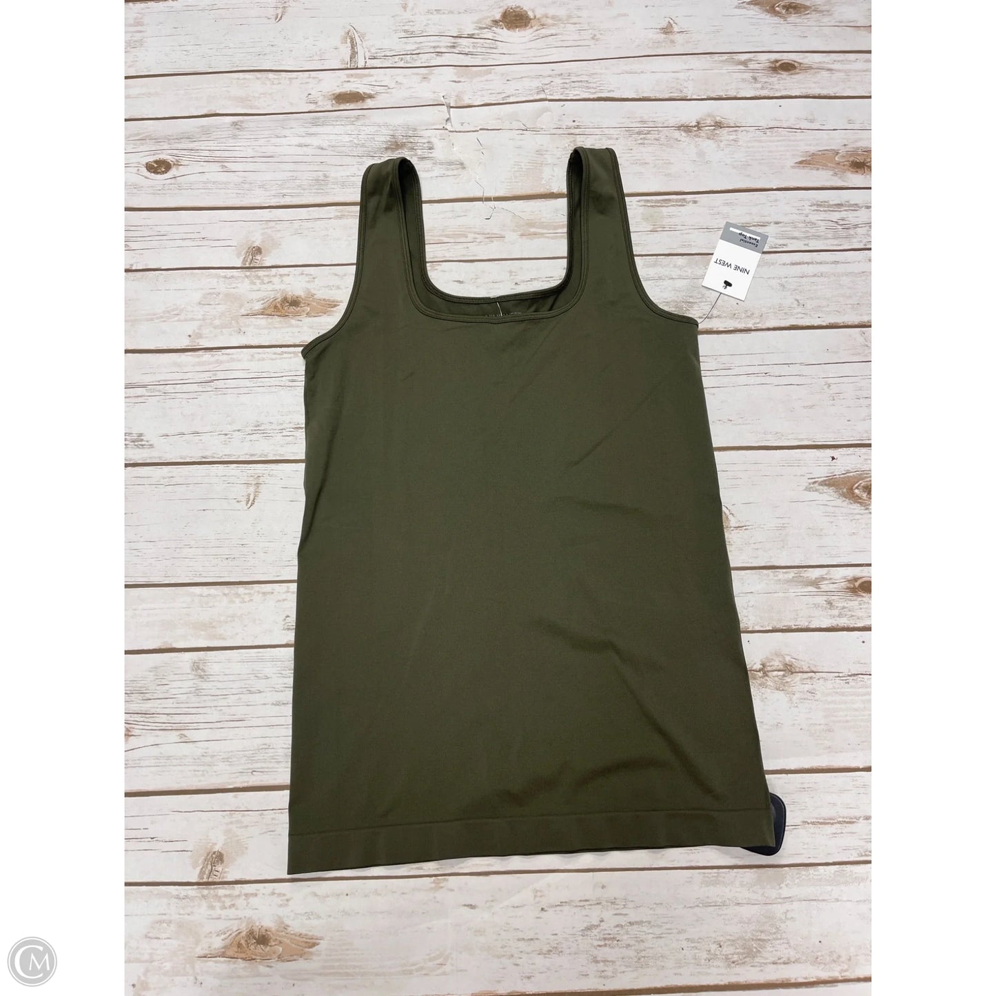 Tank Top By Nine West In Green, Size: L