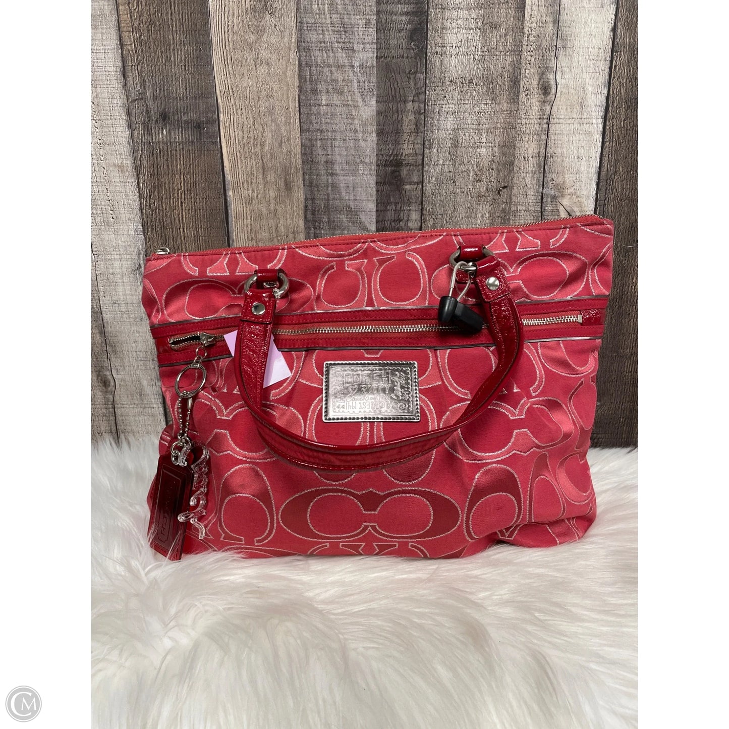 Handbag Designer By Coach, Size: Large