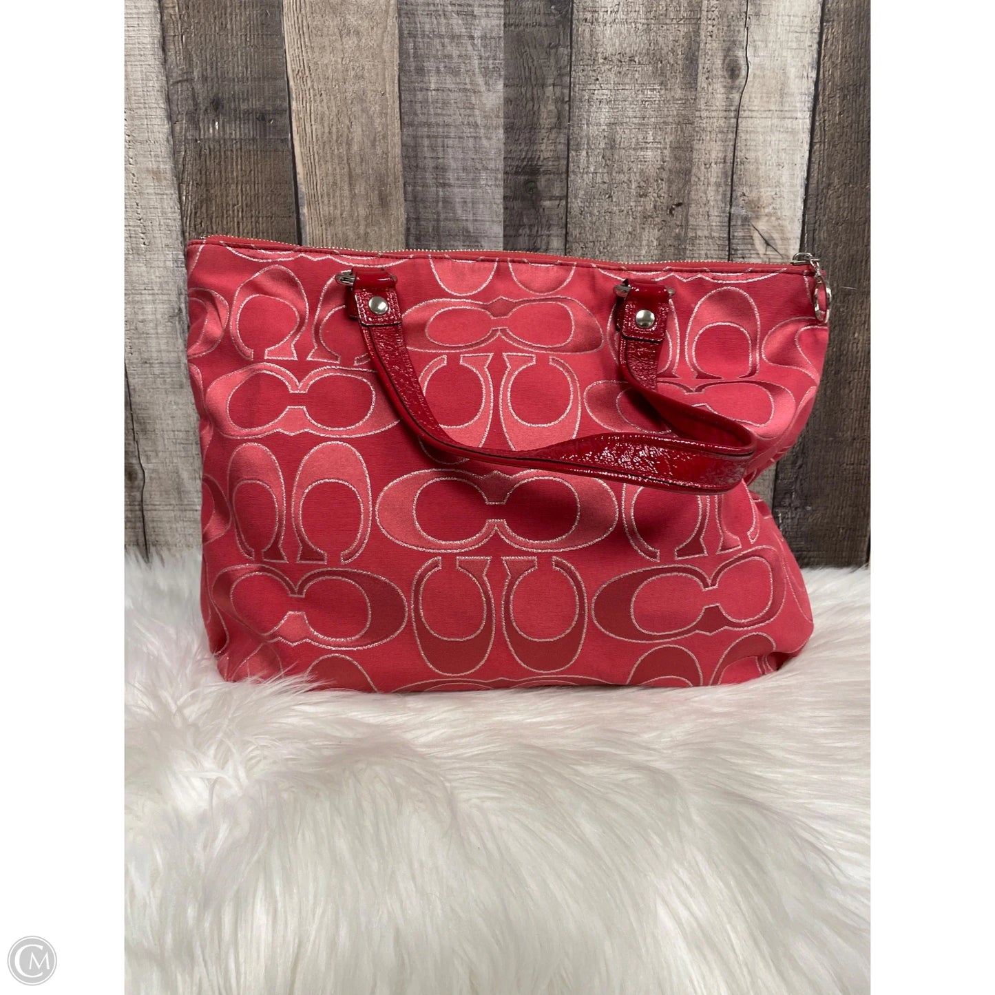 Handbag Designer By Coach, Size: Large