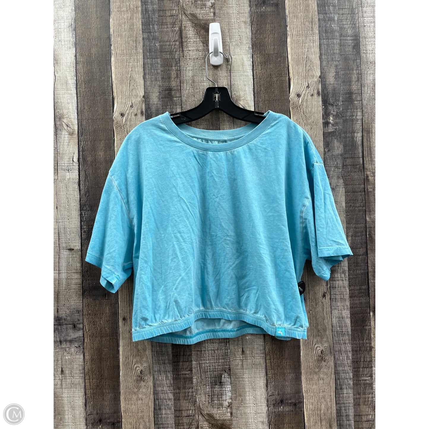 Top Short Sleeve By Joy Lab In Blue, Size: L