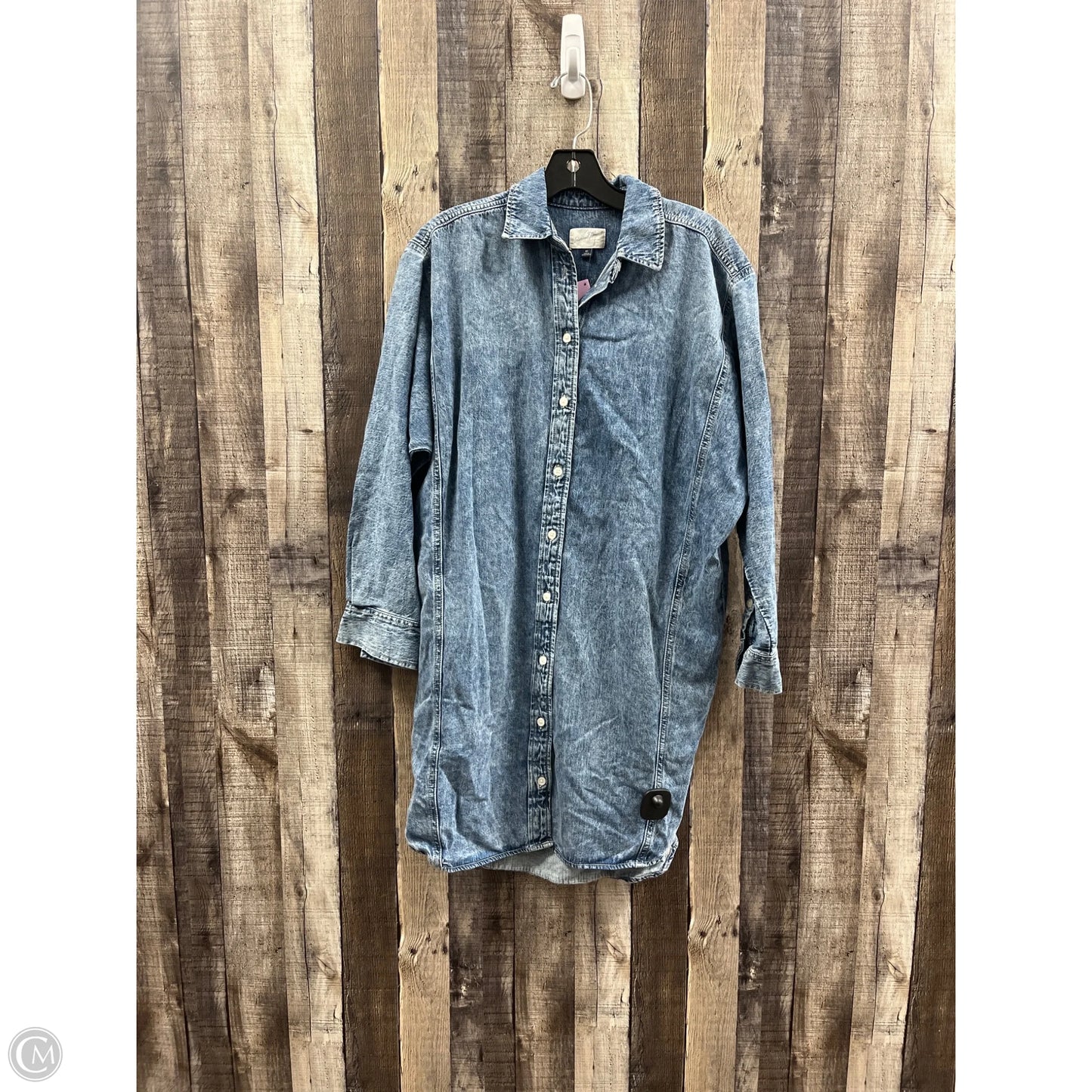 Dress Casual Short By Universal Thread In Blue Denim, Size: Xs