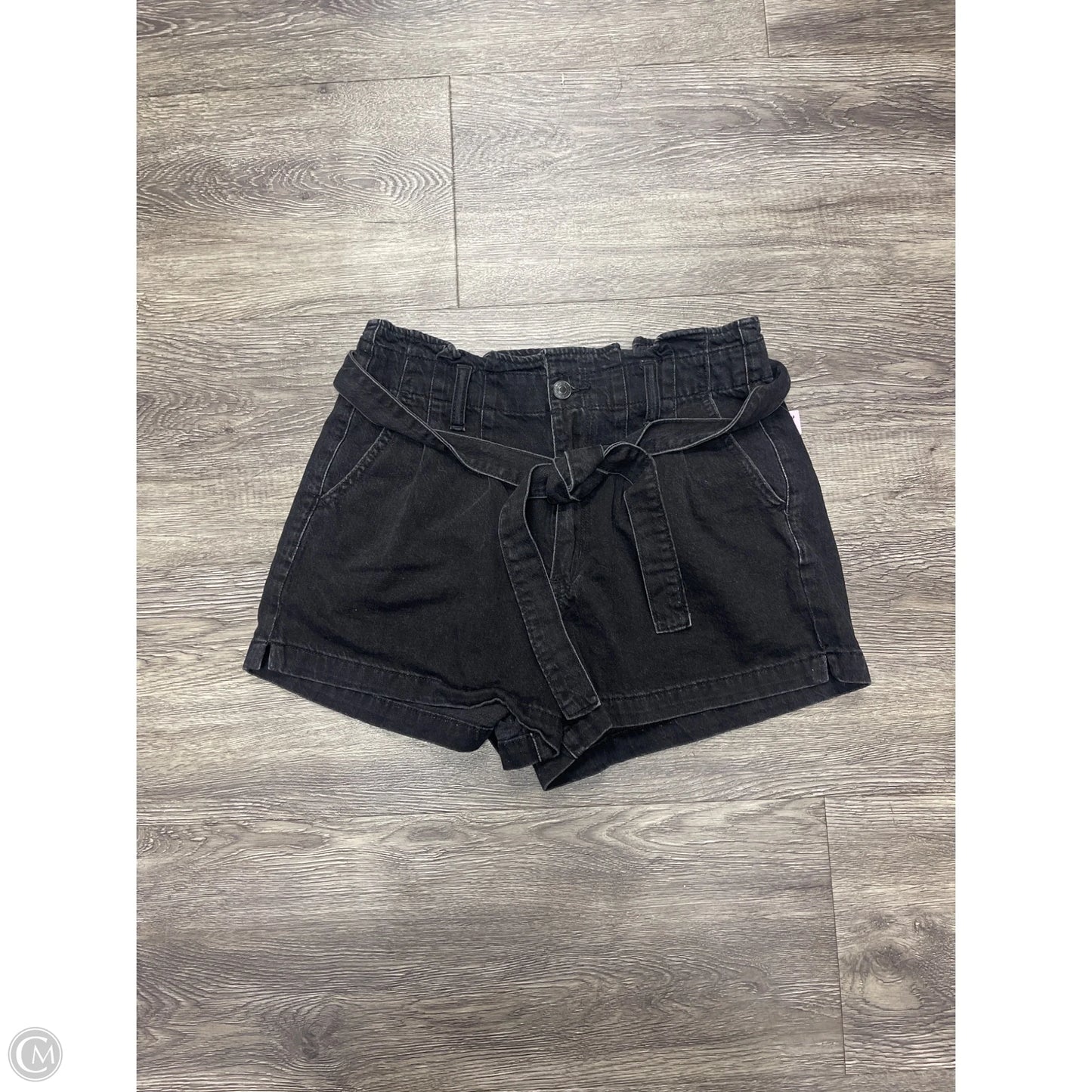 Shorts By American Eagle In Black Denim, Size: 8