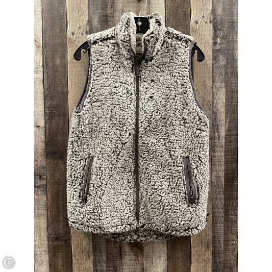 Vest Fleece By Thread And Supply In Grey, Size: S