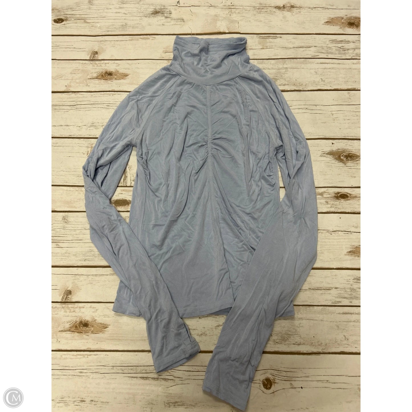 Top Long Sleeve By Free People In Blue, Size: M