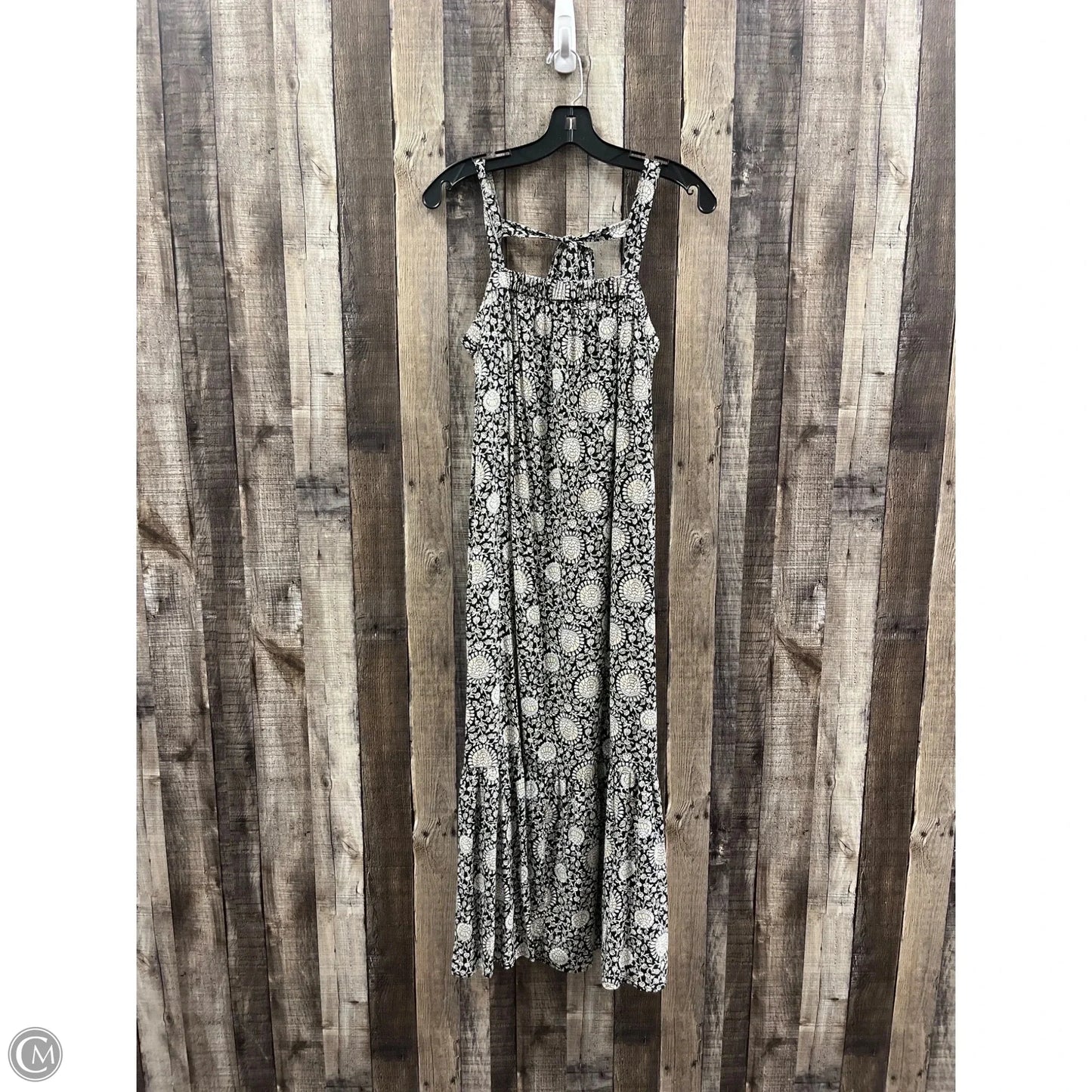 Dress Casual Midi By Old Navy In Black & White, Size: M