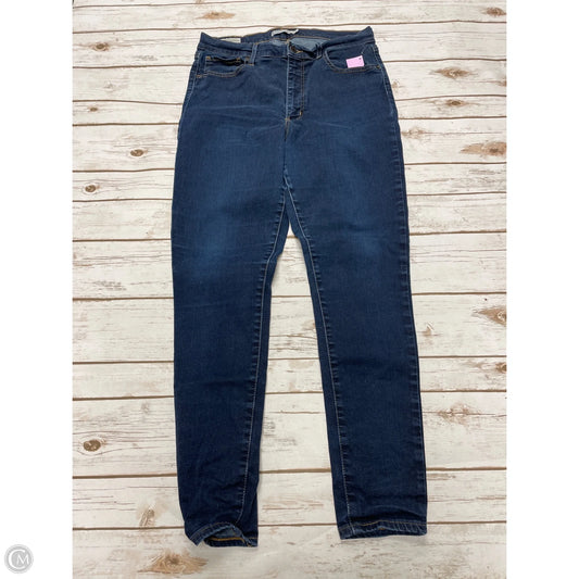 Jeans Skinny By Levis In Blue Denim, Size: 14