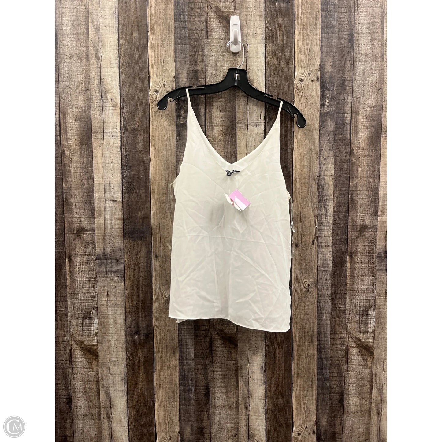 Top Sleeveless By Cme In White, Size: M