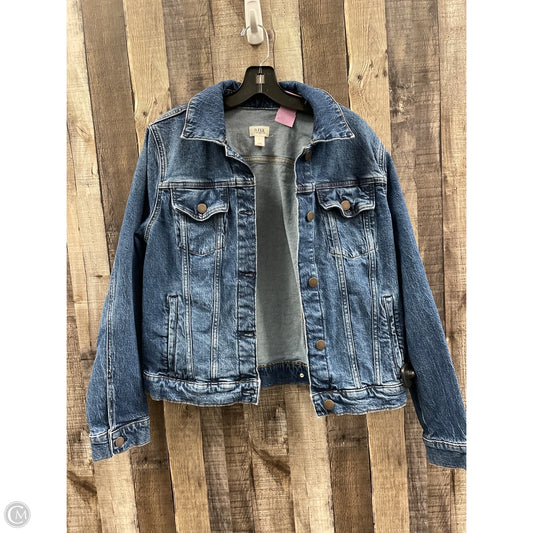 Jacket Denim By Ana In Blue Denim, Size: L