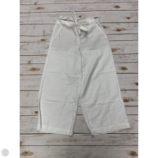 Pants Wide Leg By Loft In White, Size: Sp