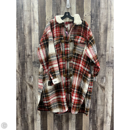 Coat Other By Maurices In Plaid Pattern, Size: 3x