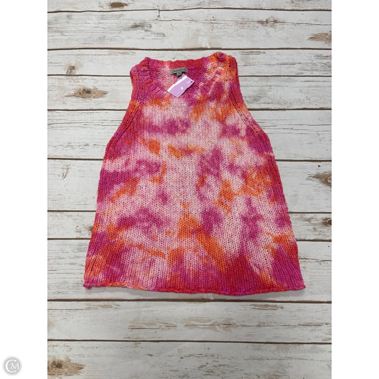 Top Sleeveless By Cme In Tie Dye Print, Size: Xs