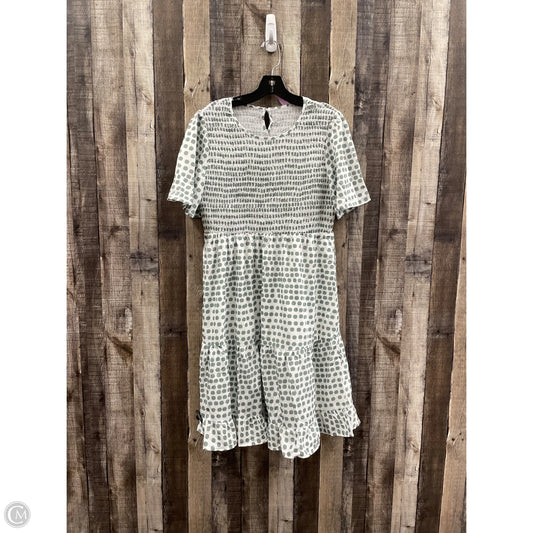 Dress Casual Midi By Cmf In Polkadot Pattern, Size: Xl