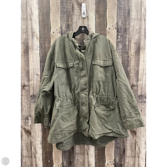 Jacket Denim By Ava & Viv In Green Denim, Size: 3x