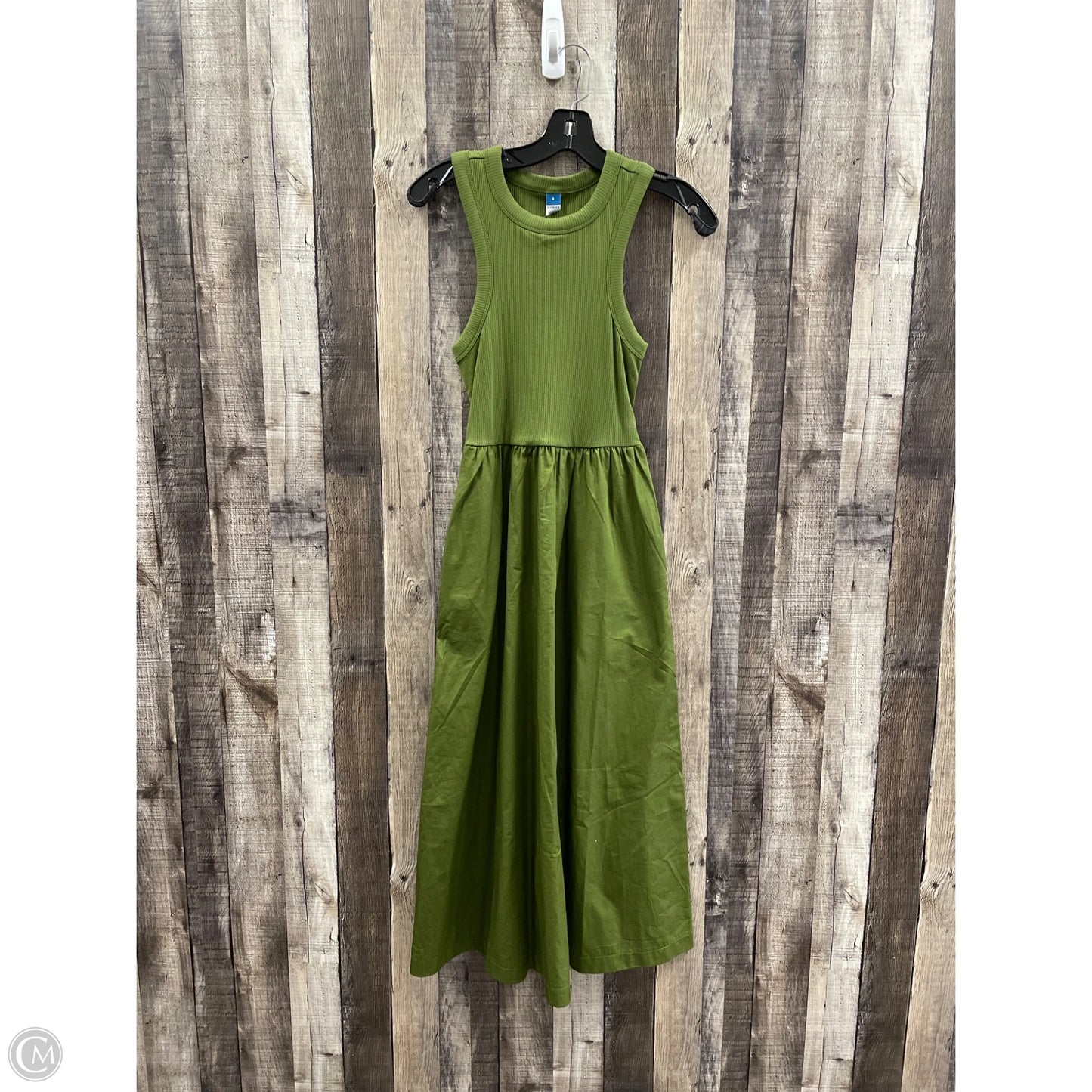 Dress Casual Maxi By Old Navy In Green, Size: S