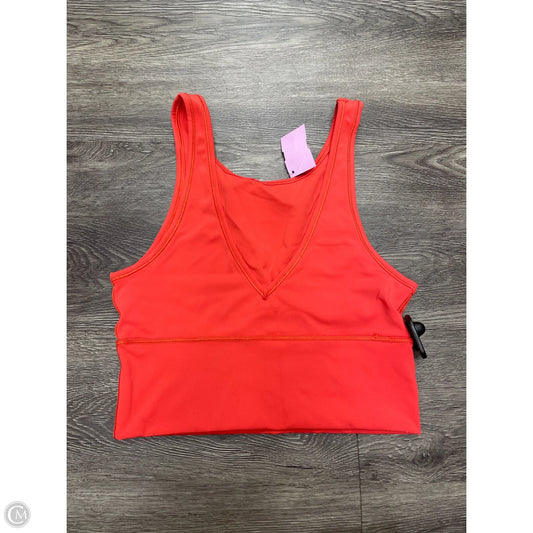 Athletic Bra By Lululemon In Orange, Size: S