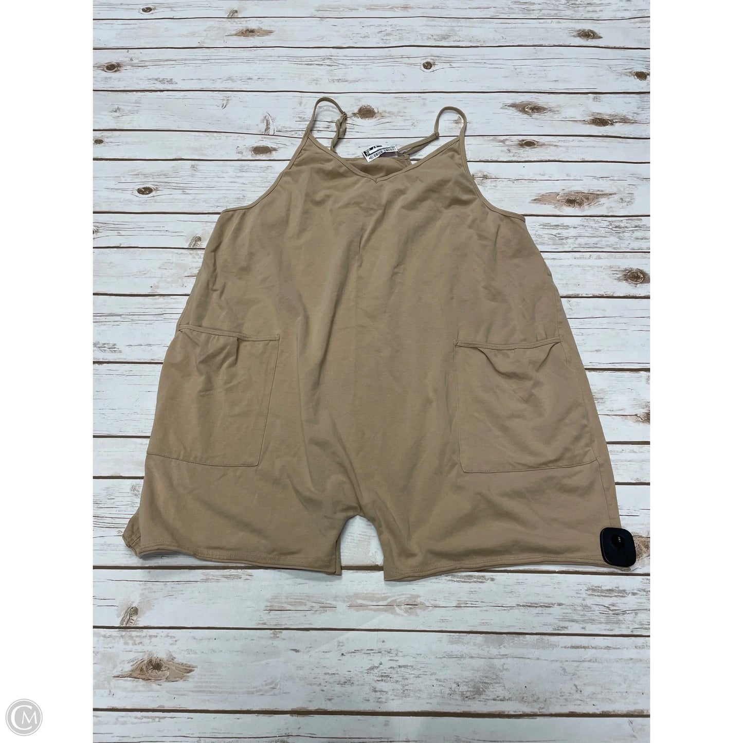 Dress Casual Short By Cmf In Tan, Size: Xl