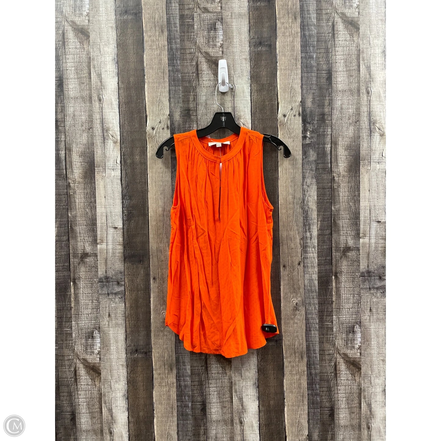 Top Sleeveless By Loft In Orange, Size: Xs