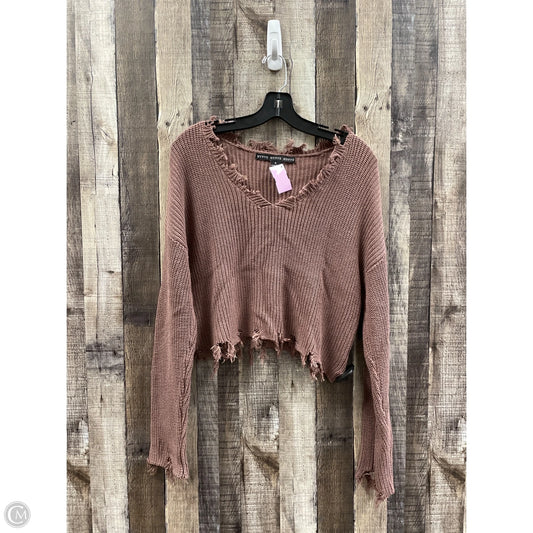 Sweater By Hyfve In Brown, Size: S