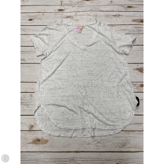 Top Short Sleeve By Cloth & Stone In White, Size: Xs