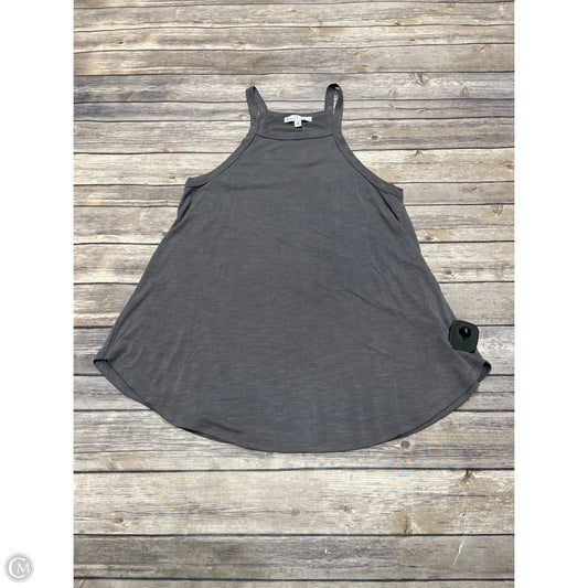 Top Sleeveless Basic By Moa Moa In Grey, Size: M