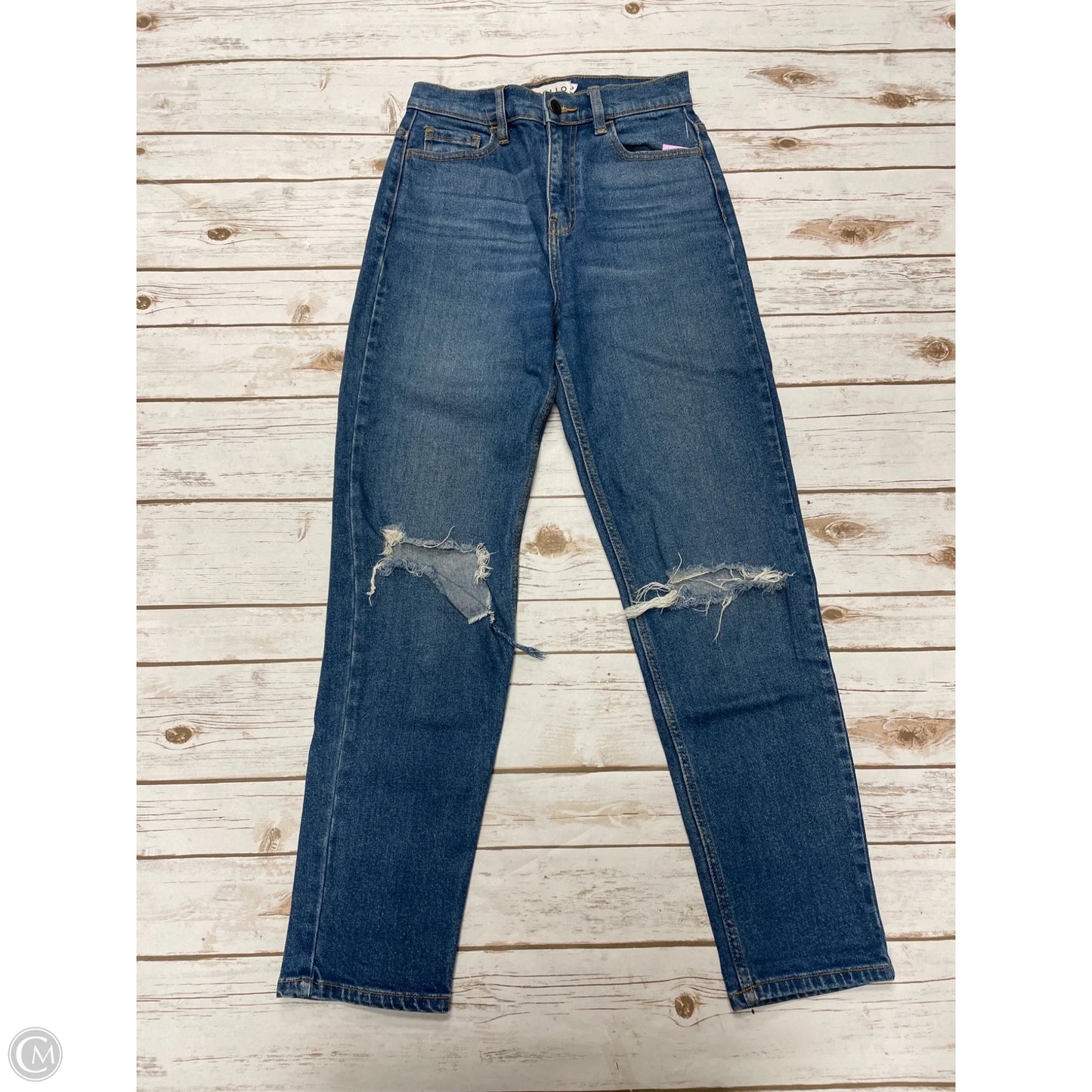 Jeans Straight By Cme In Blue Denim, Size: 2
