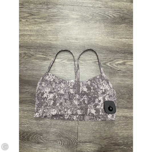 Athletic Bra By Lululemon In Grey, Size: 6