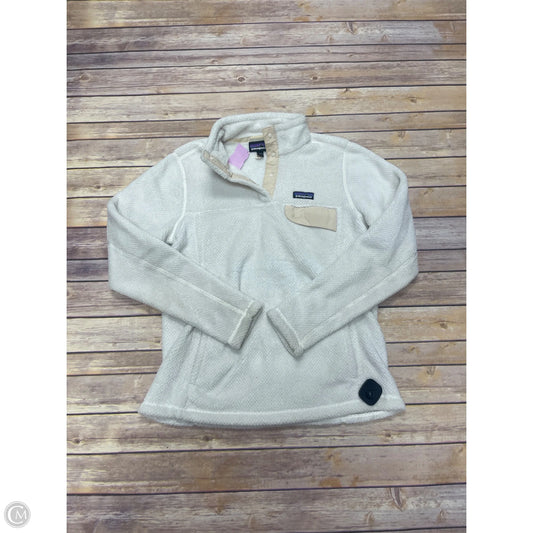 Jacket Fleece By Patagonia In Cream, Size: L