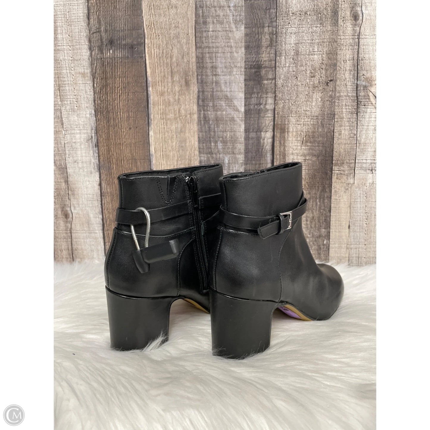 Boots Ankle Heels By Cme In Black, Size: 7.5