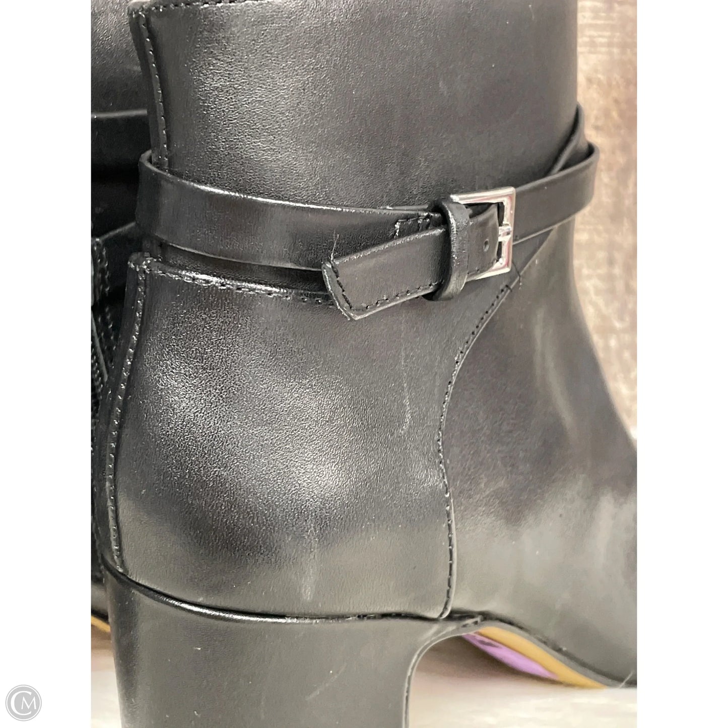 Boots Ankle Heels By Cme In Black, Size: 7.5