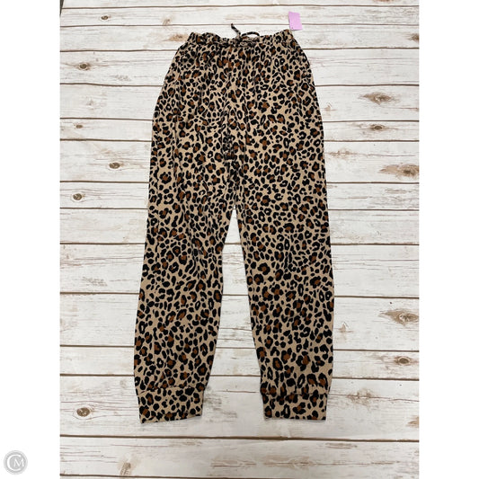 Pants Joggers By Haptics In Animal Print, Size: Xs
